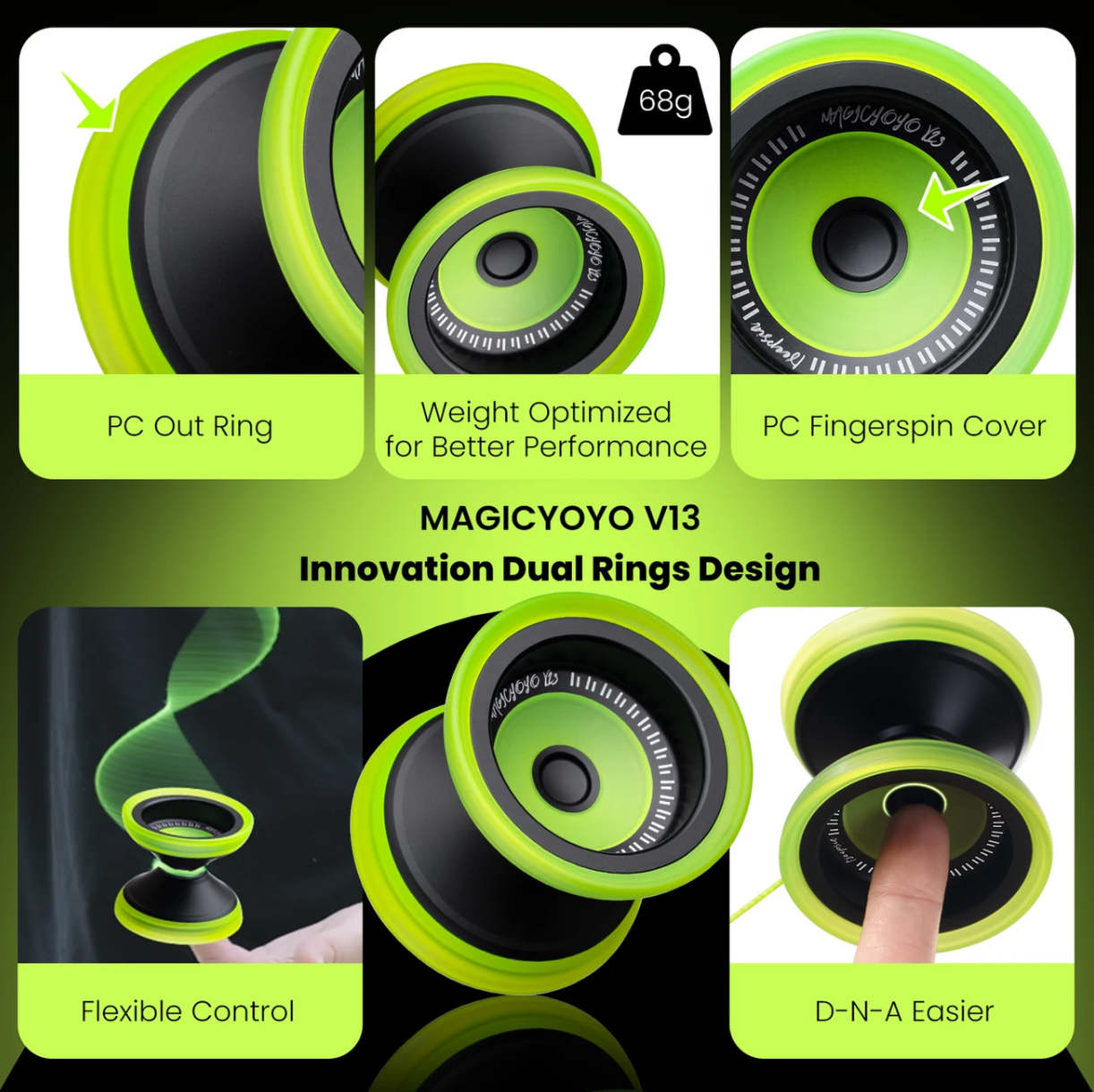 V13 deepspin yoyo poster