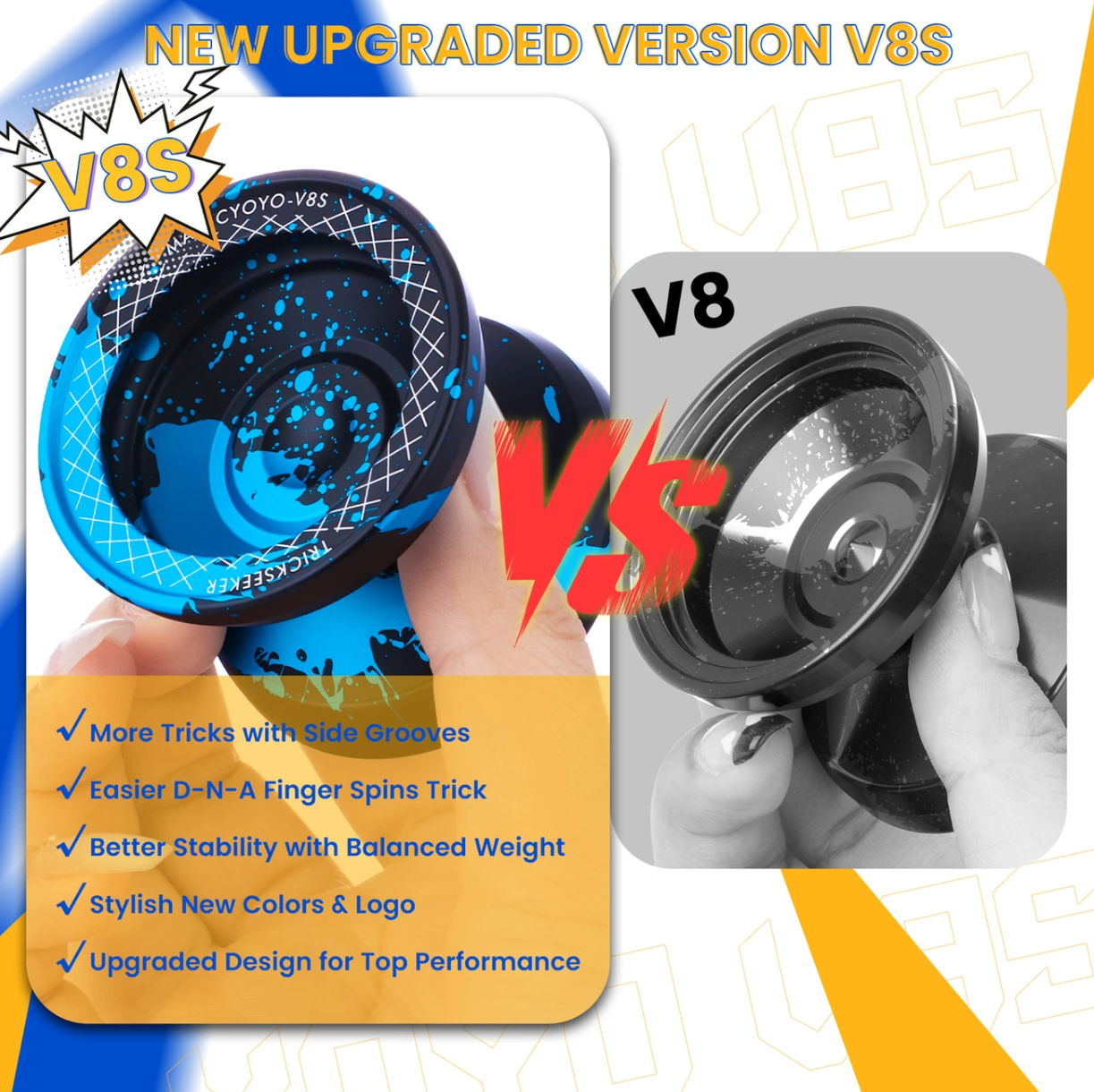 V8S Trickseeker (with upgrade kit)