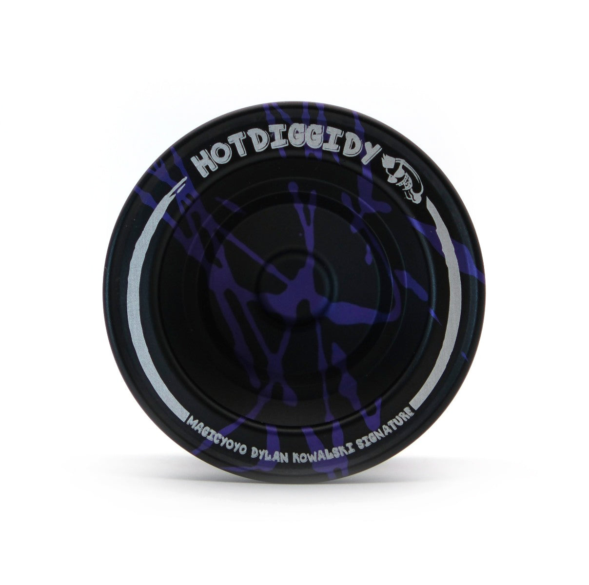 hotdiggidy yoyo black purple face