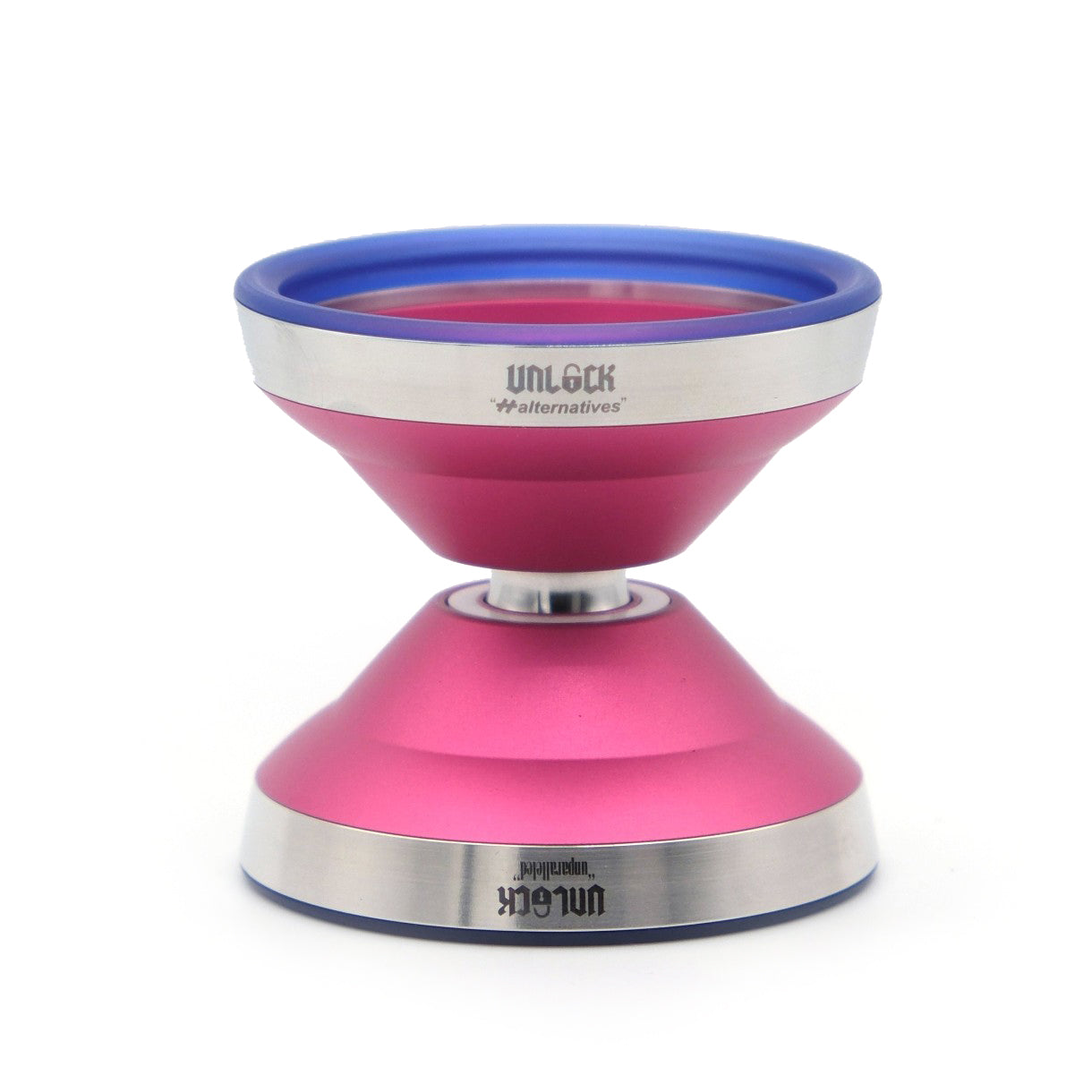 alternatives UNLOCK yoyo UNPRLD pink blue front