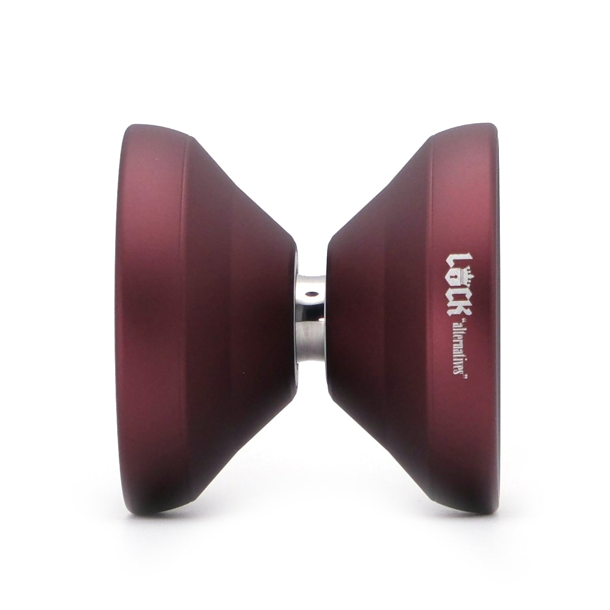 alternatives lock yoyo maroon side