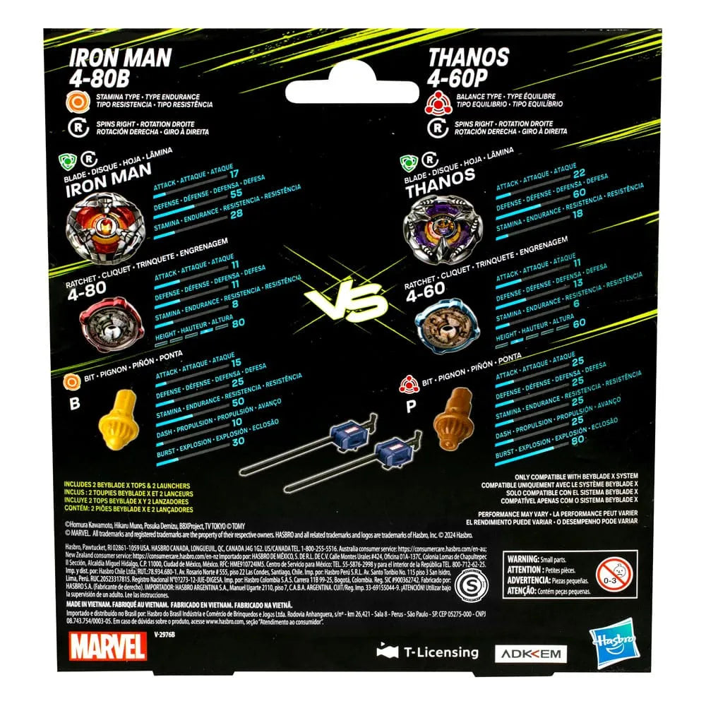 Iron Man 4-80B, Thanos 4-60P Dual Pack Set