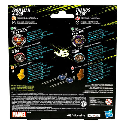 Iron Man 4-80B, Thanos 4-60P Dual Pack Set